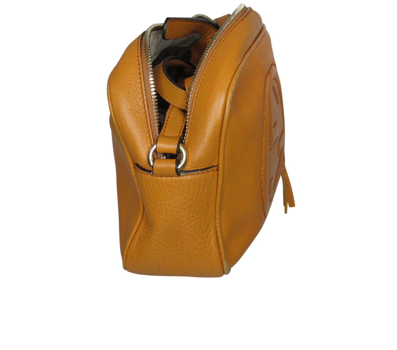 Disco Soho, 400&euro;, Bolso, Naranja, Animal - Piel, Vista lateral