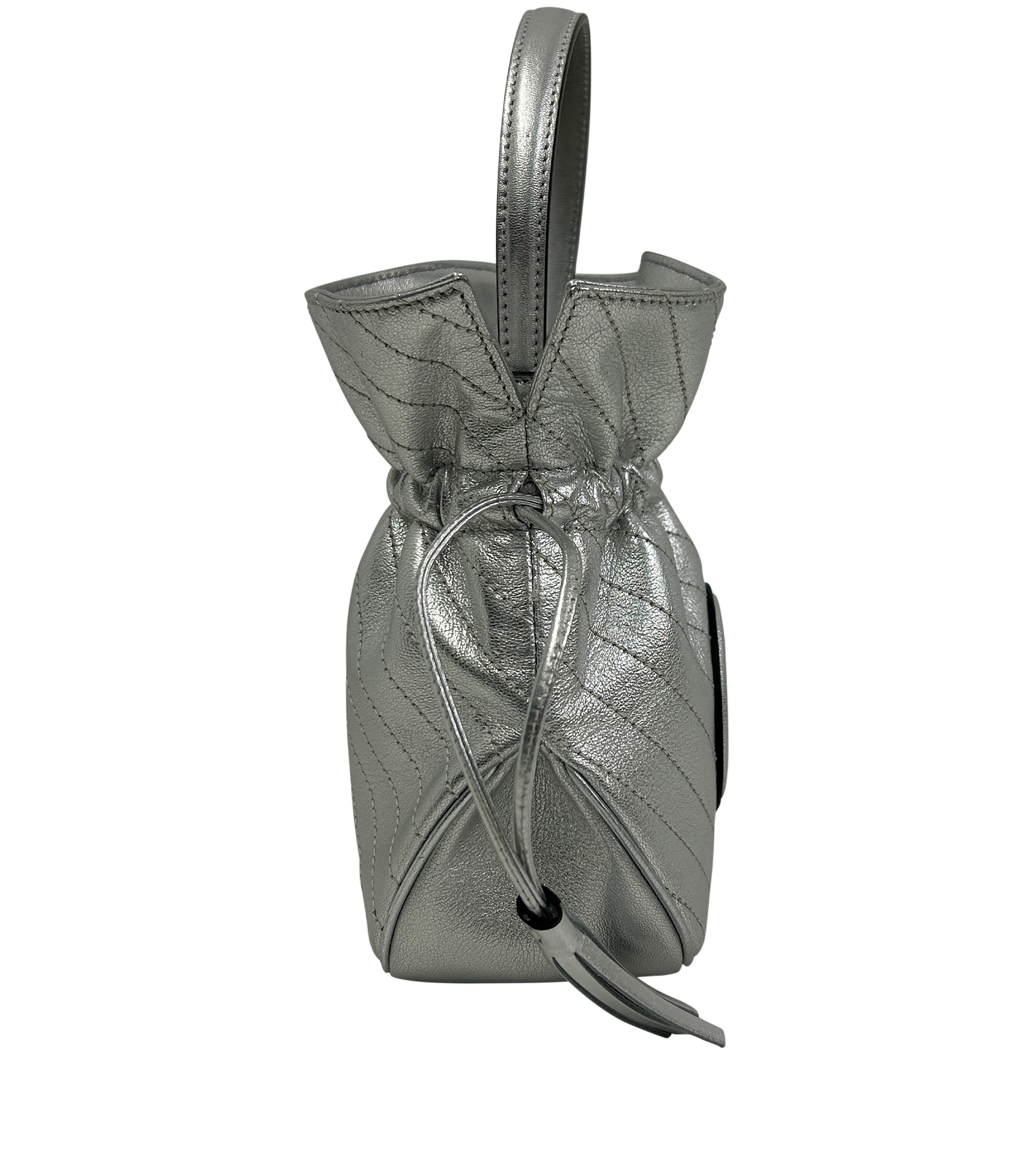 Blondie, 980&euro;, Bolso, Plata, Animal - Piel, Vista lateral