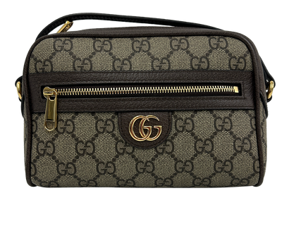 Crossbody Ophidia, 990&euro;, Bolso, Marrón, Canvas - General, Vista frontal