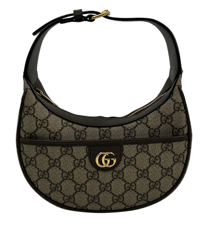 Mini Ophidia GG, 1.250&euro;, Bolso, Gris, Canvas - General, Vista frontal