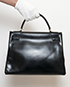 Kelly 32 Box Negro, vista trasera