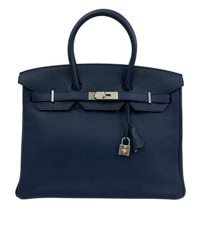 Birkin 35, 16.900&euro;, Bolso, Azul, Animal - Piel, Vista frontal