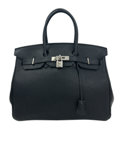 Birkin 35, Clemence, Negro, DB,BOX,Todos Los Acce, Squ M, 2009,4*