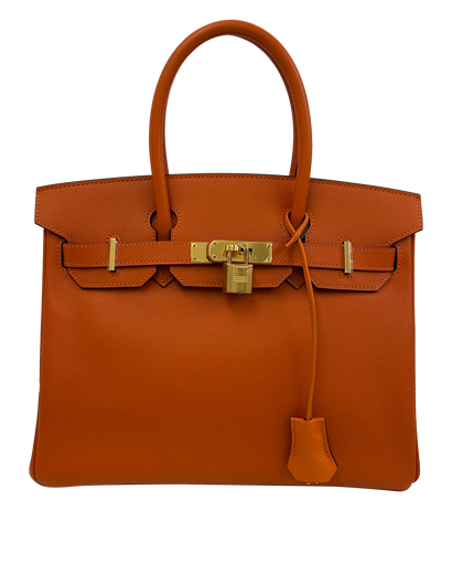 Birkin Epson 30 Naranja Minion, 17.500&euro;, Bolso, Naranja, Animal - Piel, Vista frontal