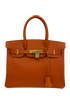 Birkin Epson 30 Naranja Minion, 17.500&euro;, Bolso, Naranja, Animal - Piel, Vista frontal