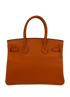Birkin Epson 30 Naranja Minion, 17.500&euro;, Bolso, Naranja, Animal - Piel, Vista trasera