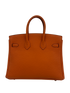 Birkin 25, 17.900&euro;, Bolso, Naranja, Animal - Piel, Vista trasera