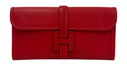 Jige Clutch, 1.500&euro;, Bolso, Rojo, Animal - Piel, Vista frontal