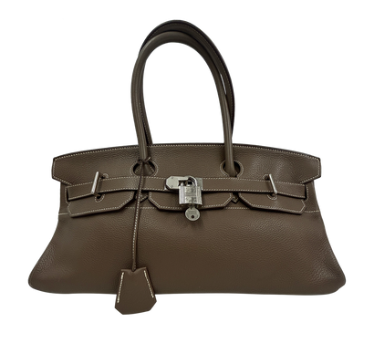 Shoulder Bag, 9.800&euro;, Bolso, Gris, Animal - Piel, Vista frontal