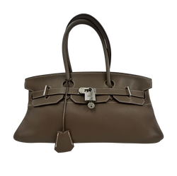 Shoulder Bag, Piel, Togo, Toupe, Square L, 2008,DB, Box,2*