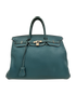 Birkin 40, 7.900&euro;, Bolso, Azul, Animal - Piel, Vista frontal