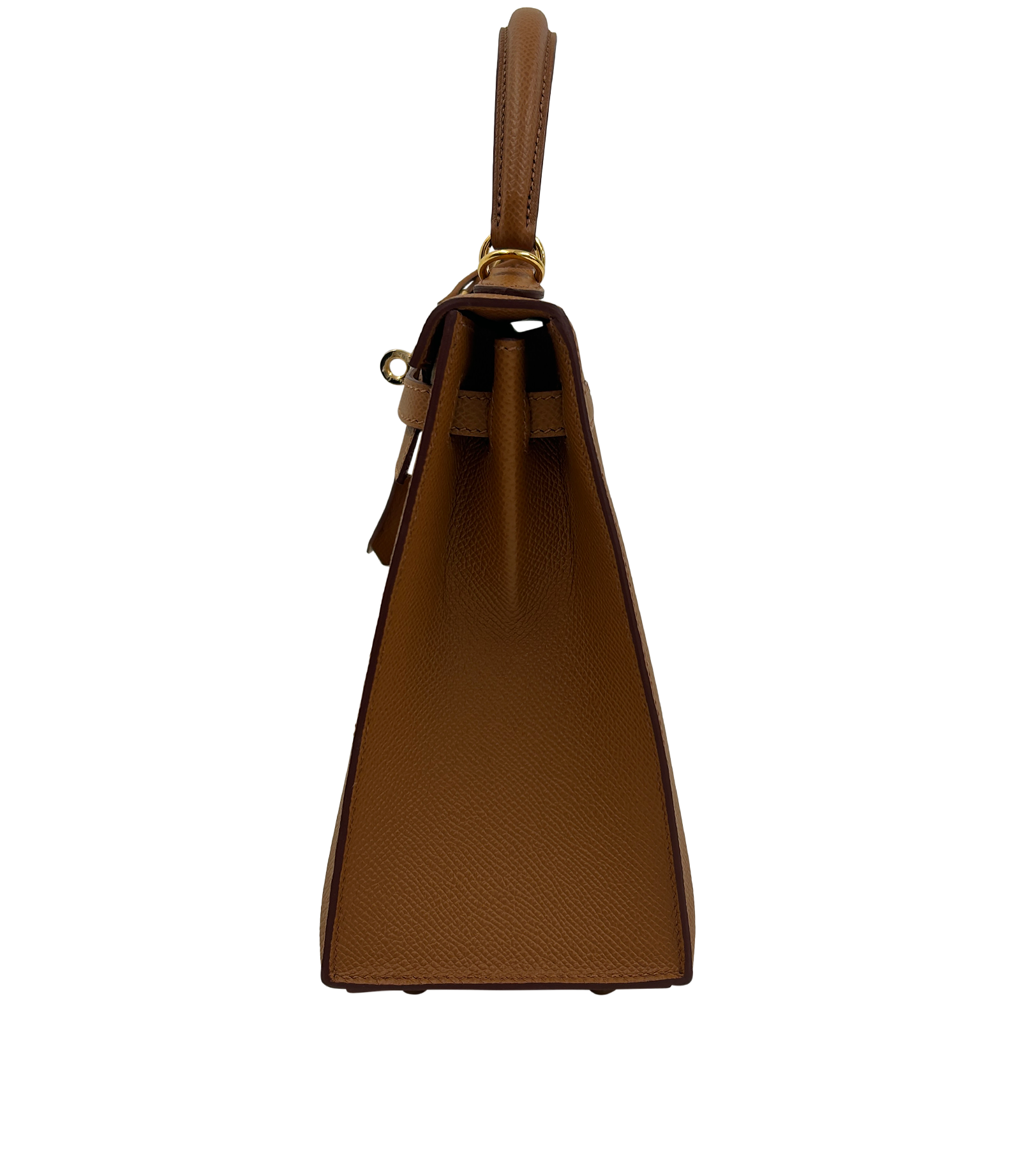 Kelly 25, 22.000&euro;, Bolso, Marrón, Animal - Piel, Vista inferior