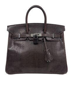 Birkin 25,Lagarto, Marron, Square J, 2006,3