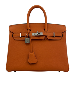 Birkin 25,Togo,Naranja,BHA59BM(2025),DB,BX,5*