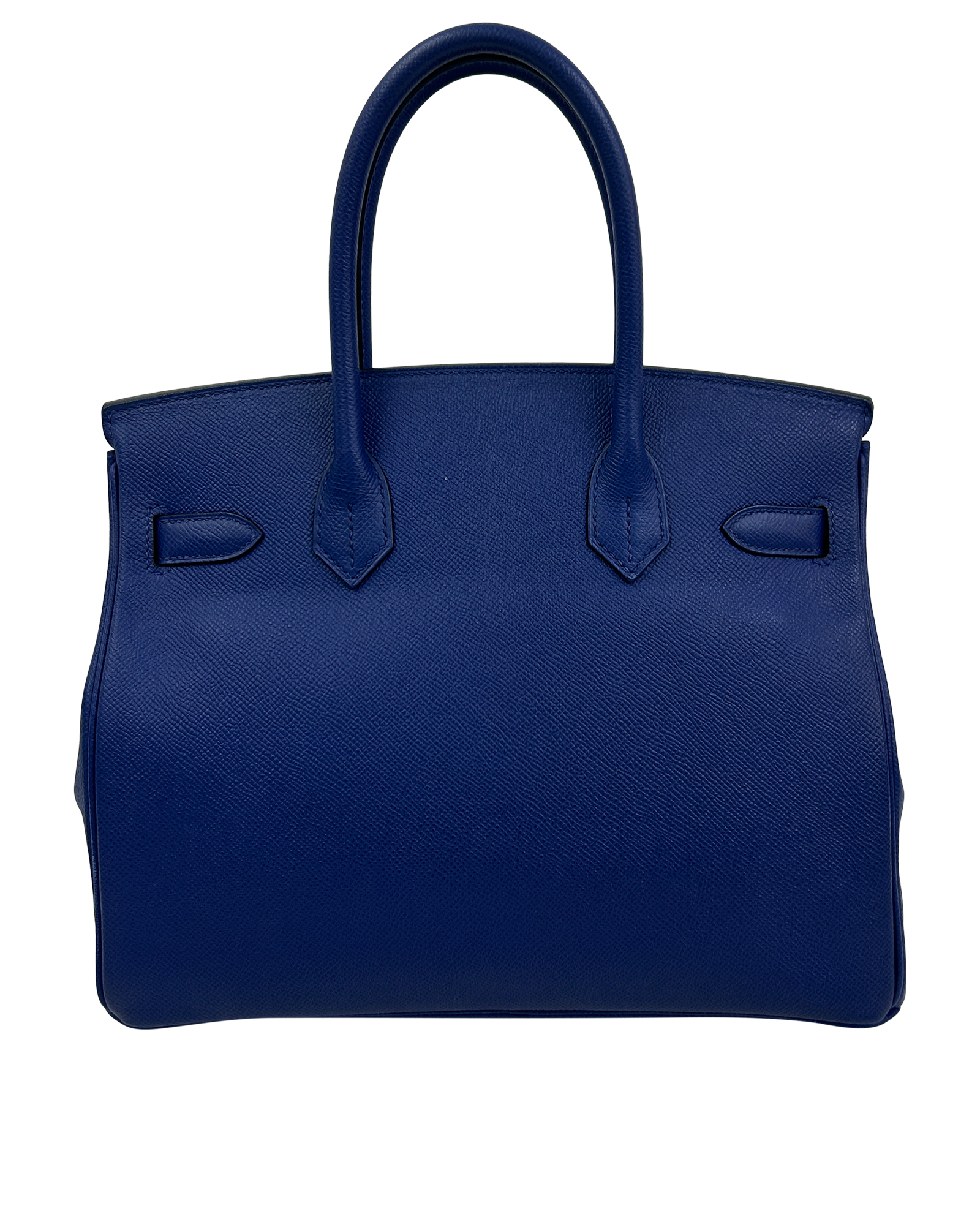 Birkin 28 Iniciales, 9.000&euro;, Bolso, Azul, Animal - Piel, Vista trasera