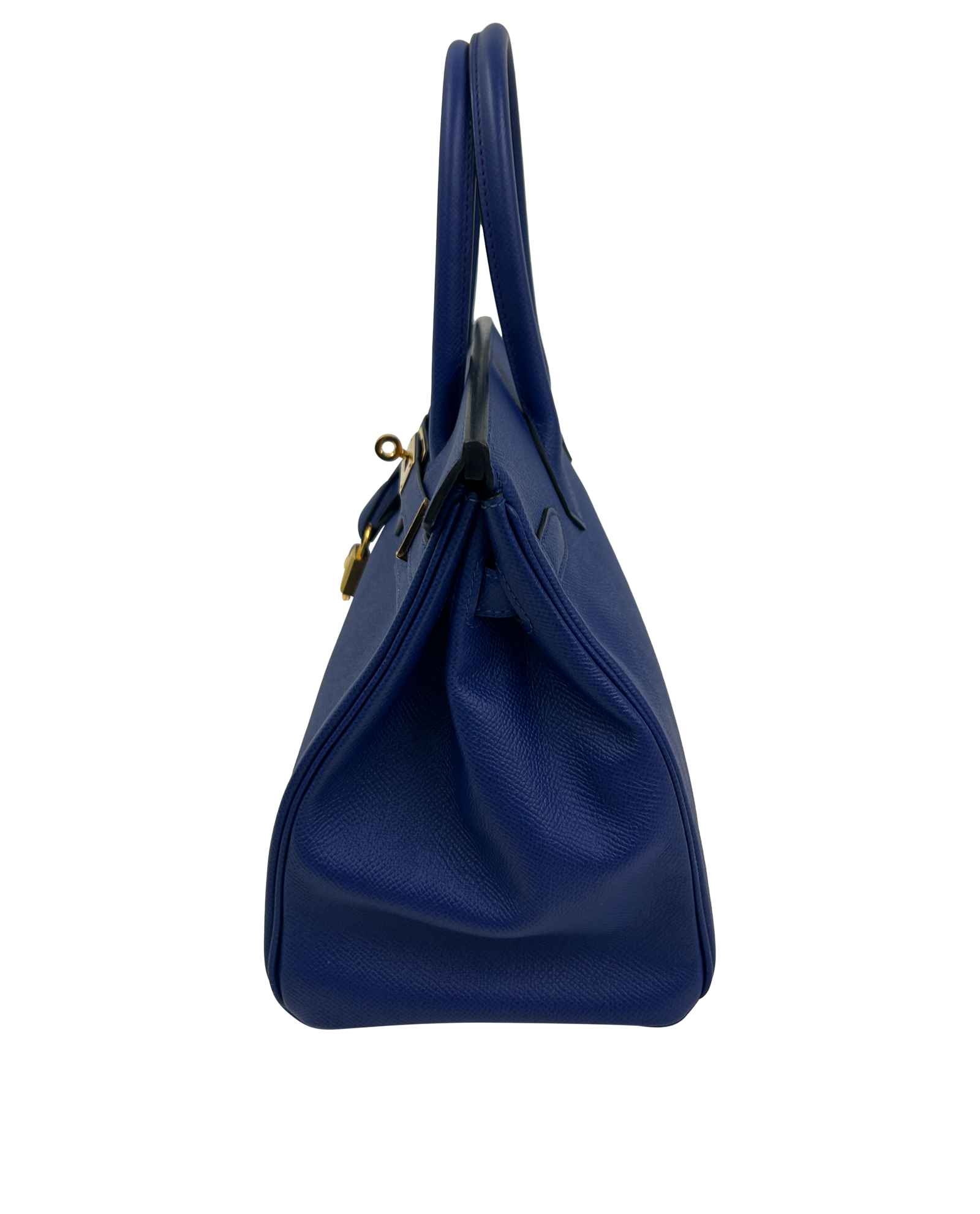 Birkin 28 Iniciales, 9.000&euro;, Bolso, Azul, Animal - Piel, Vista inferior