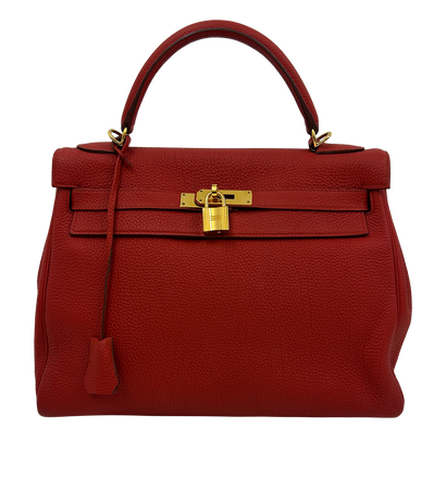 Kelly 32, 9.900&euro;, Bolso, Rojo, Animal - Piel, Vista frontal