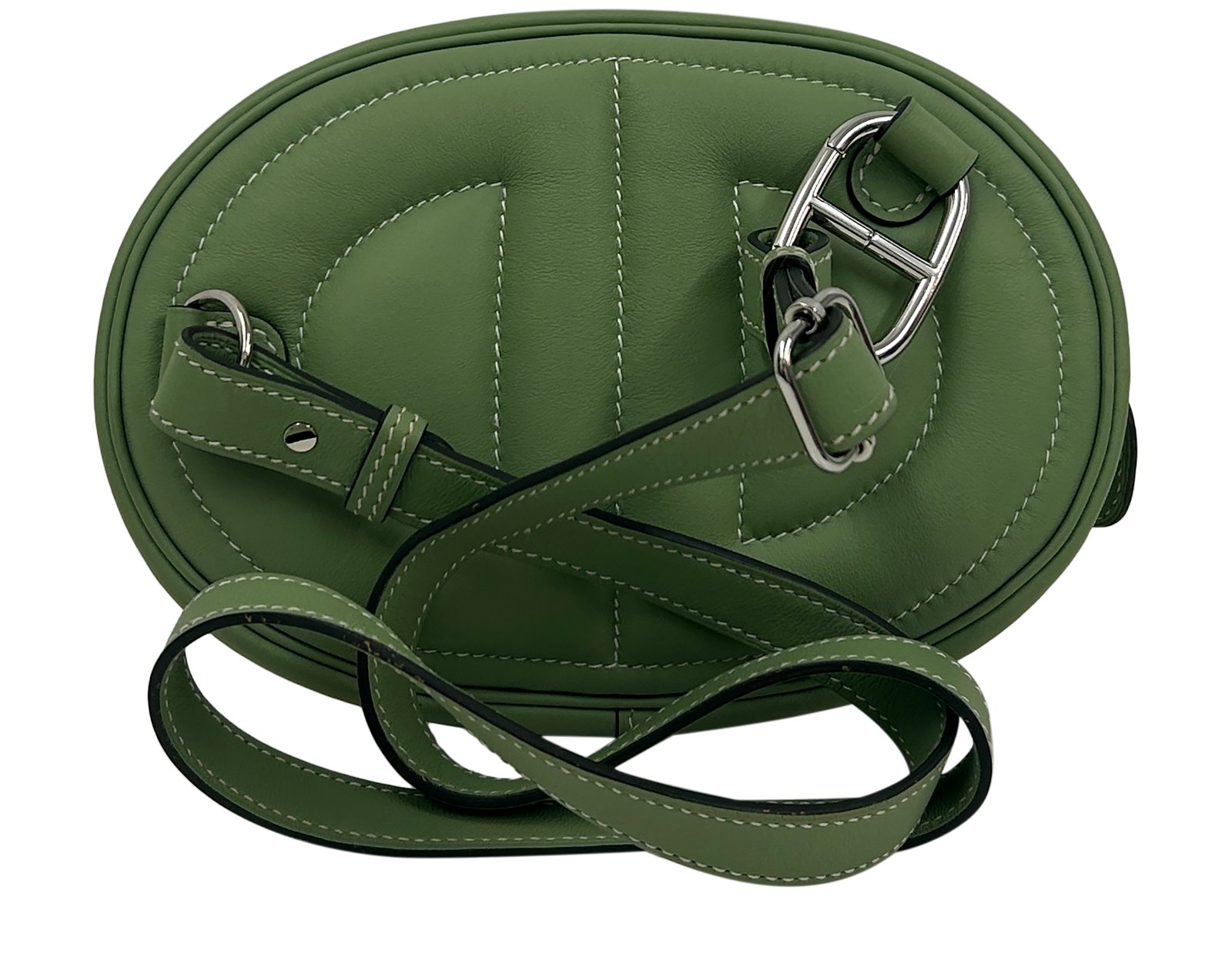 loop Belt Bag, 2.200&euro;, Bolso, Verde, Animal - Piel, Vista trasera