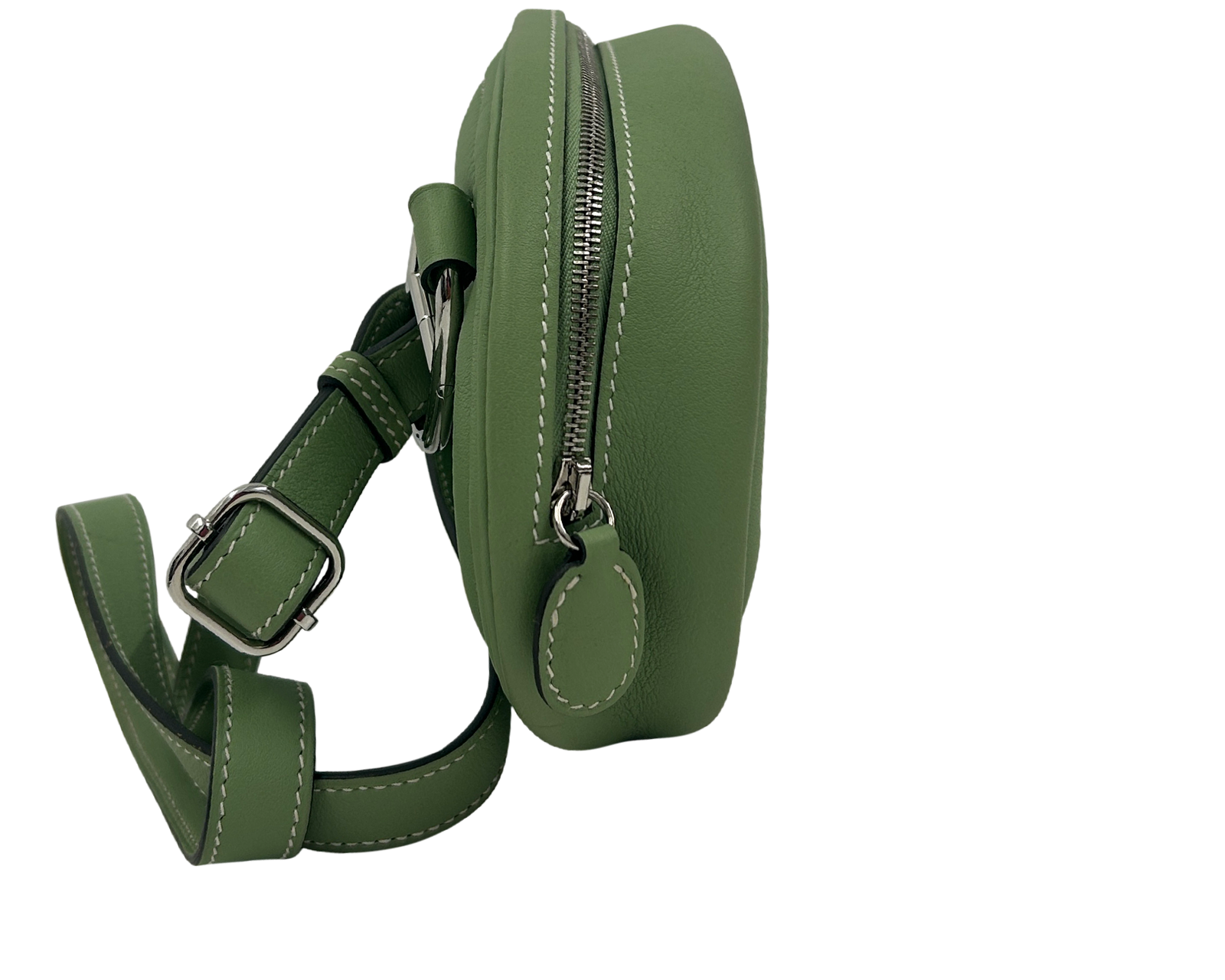 loop Belt Bag, 2.200&euro;, Bolso, Verde, Animal - Piel, Vista lateral
