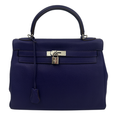 Kelly 32, 12.900&euro;, Bolso, Morado, Animal - Piel, Vista frontal