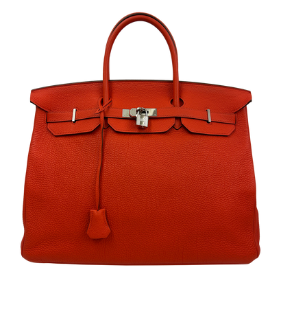 Birkin 40, 11.000&euro;, Bolso, Naranja, Animal - Piel, Vista frontal