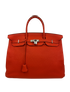 Birkin 40, 11.000&euro;, Bolso, Naranja, Animal - Piel, Vista frontal