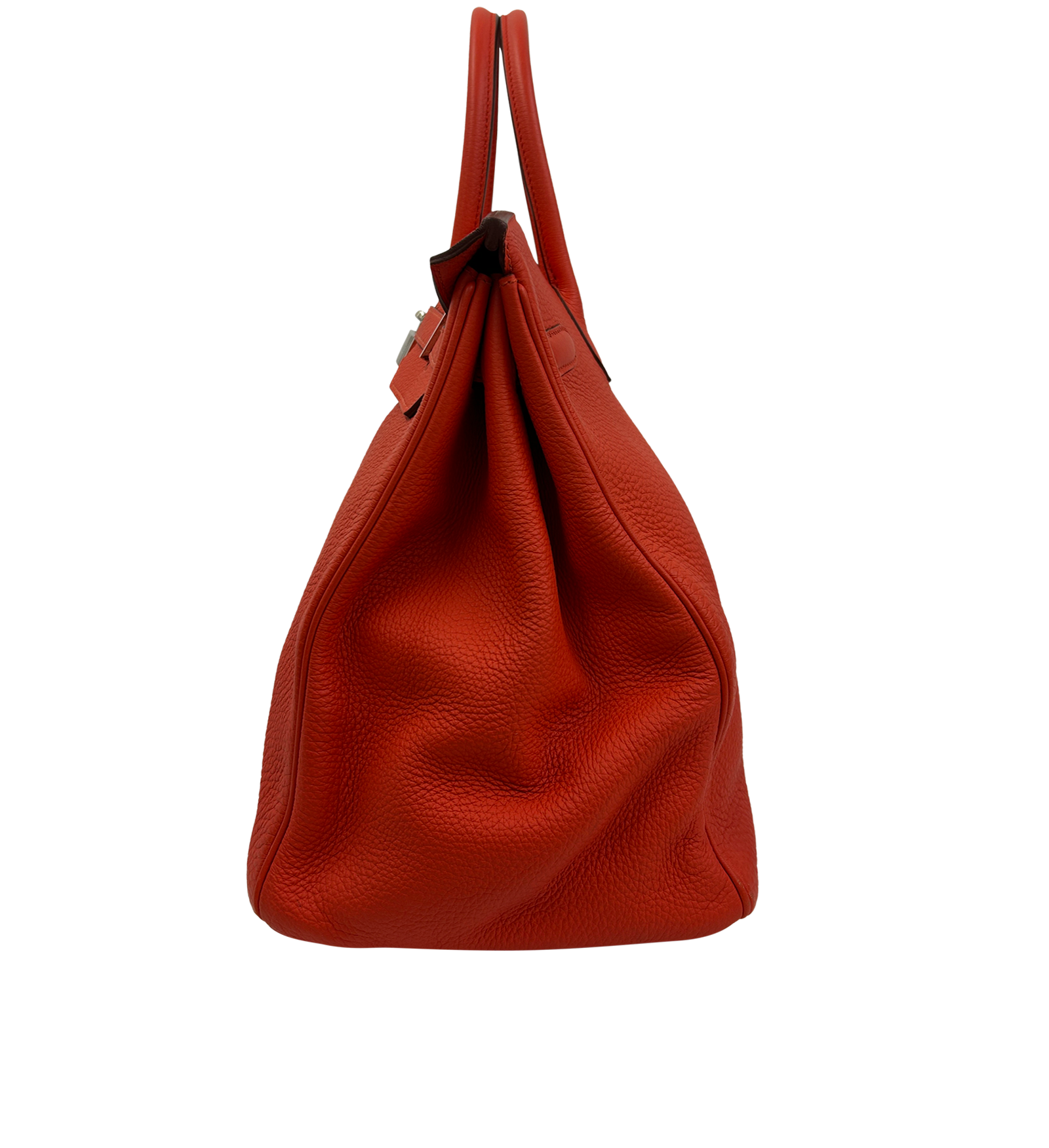 Birkin 40, 11.000&euro;, Bolso, Naranja, Animal - Piel, Vista inferior