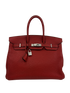Birkin 35, 13.990&euro;, Bolso, Rojo, Animal - Piel, Vista frontal
