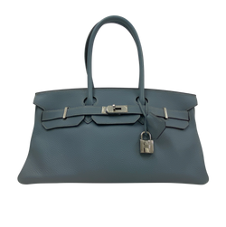 Birkin Shoulder, Togo, Azul, 4,Square 2011, Box, DB, Key, Lock