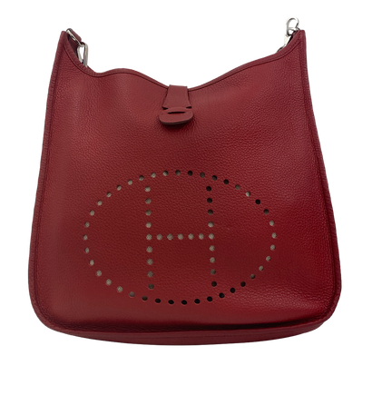 Evelyn, 2.600&euro;, Bolso, Rojo, Animal - Piel, Vista frontal