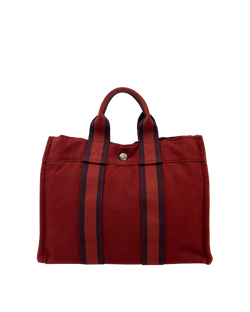 Tote, Tejido, Rojo, 3, DB