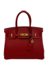 Birkin 30 Iniciales, vista frontal