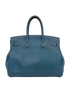 Birkin 35, 8.400&euro;, Bolso, Azul, Animal - Piel, Vista trasera