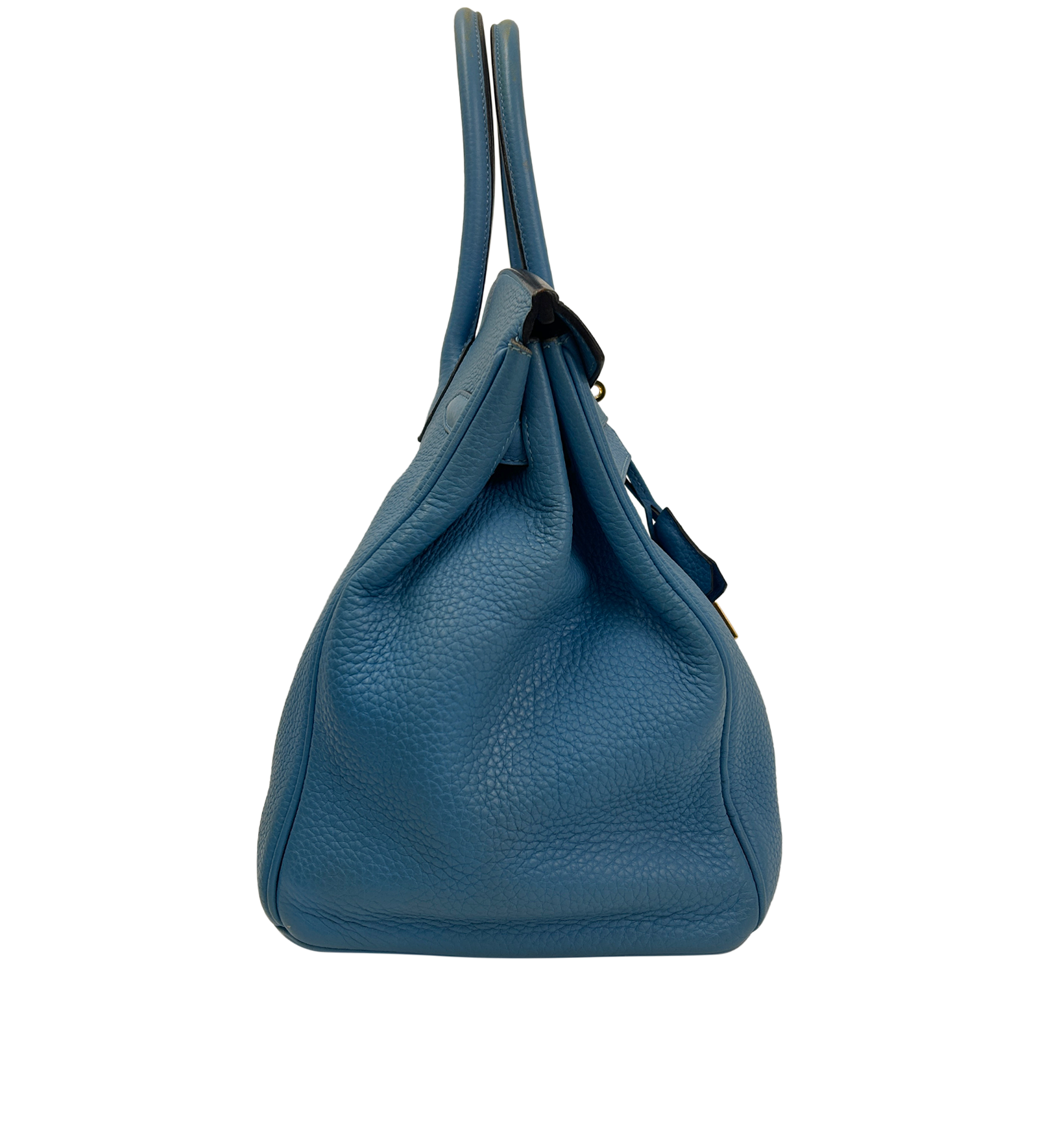 Birkin 35, 8.400&euro;, Bolso, Azul, Animal - Piel, Vista lateral