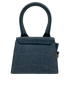 Le Chiquito Mini, 190€, Bolso, Azul, Animal - Piel, Vista trasera