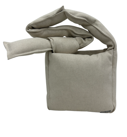 Le Cuscinu, 220&euro;, Bolso, Beige, Tejido - General, Vista frontal