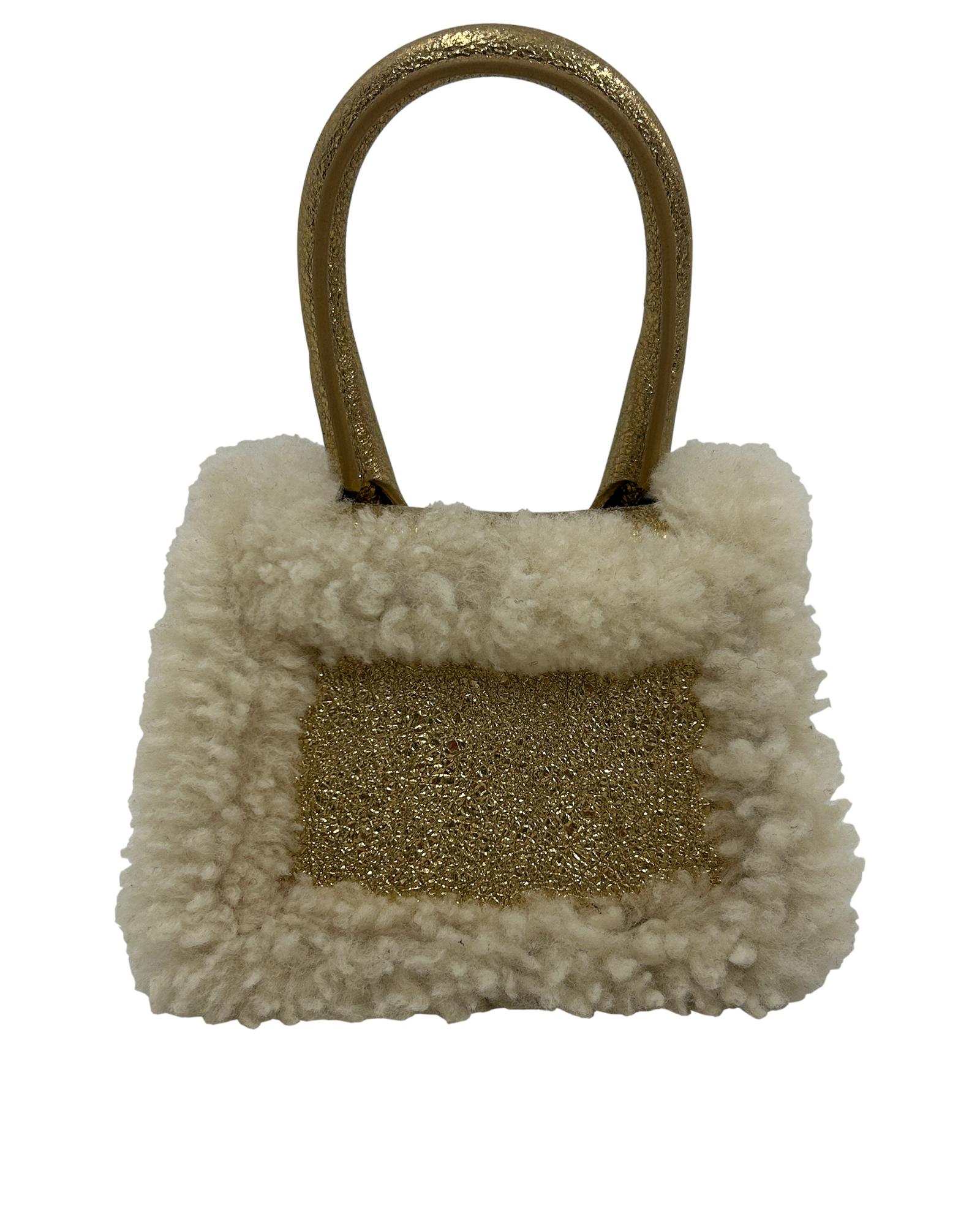 Le Chiquito Deux, 320&euro;, Bolso, Oro, Animal - Piel, Vista trasera