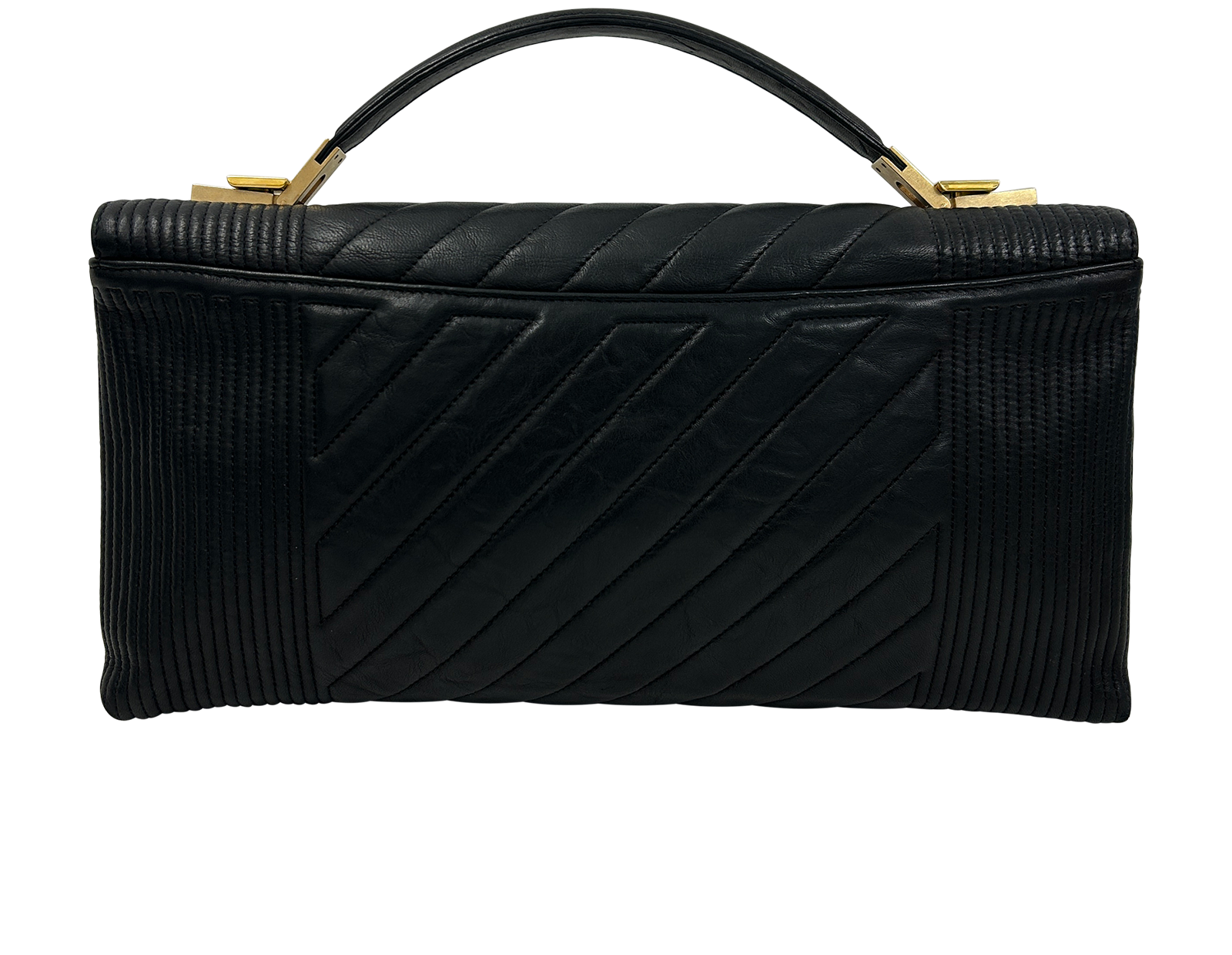 Bolso Al Hombro, 280&euro;, Bolso, Negro, Animal - Piel, Vista trasera