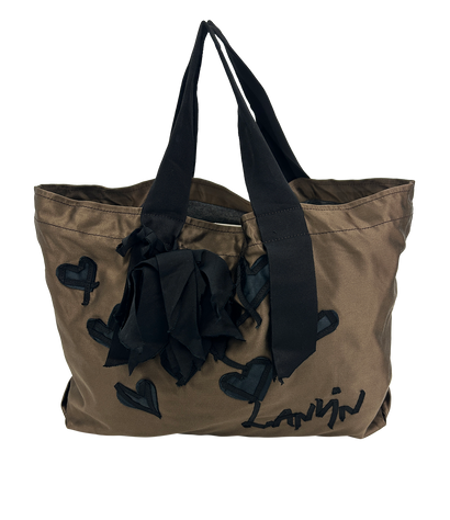 Tote, 120&euro;, Bolso, Marrón, Seda - Satén, Vista frontal