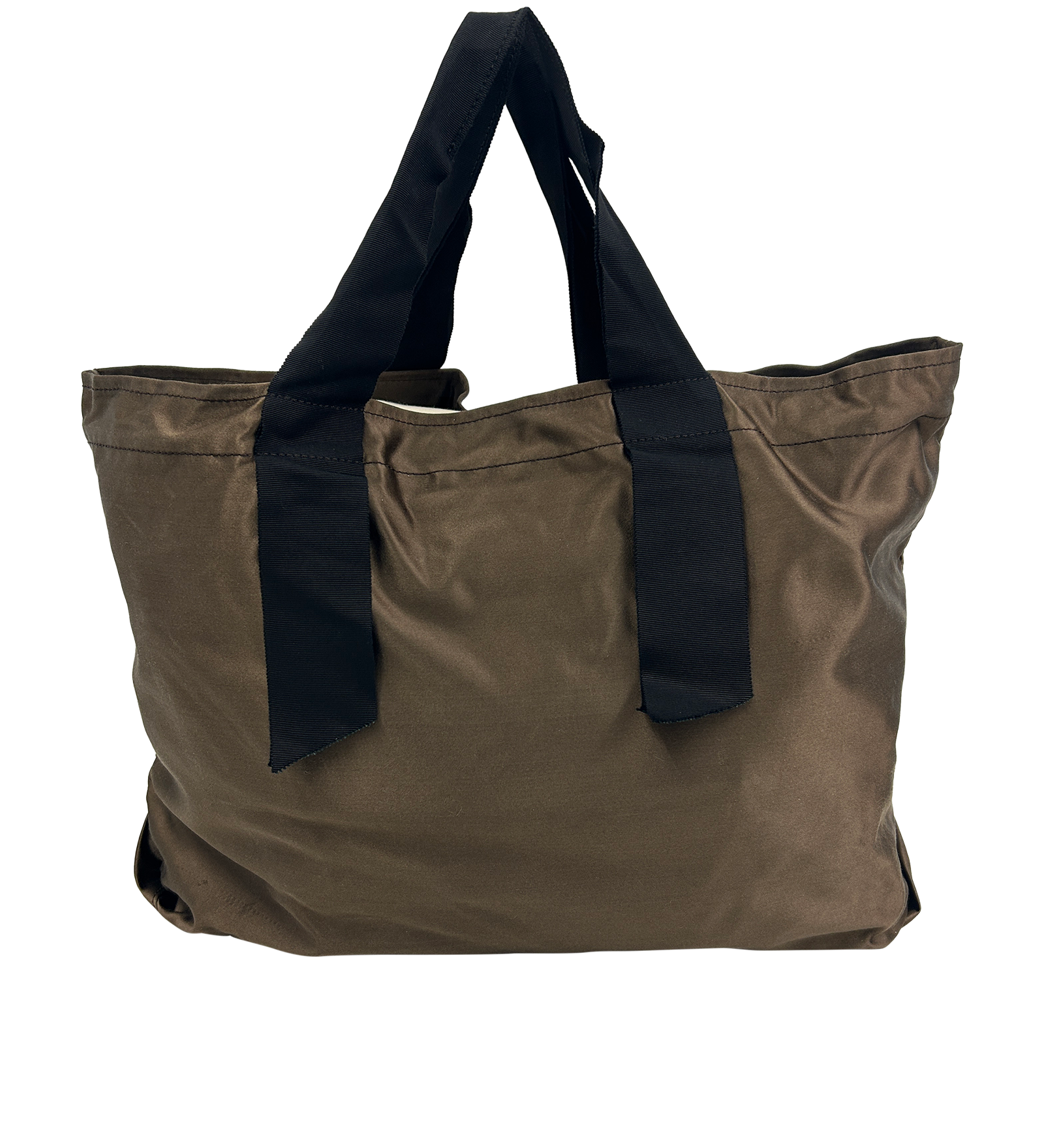 Tote, 120&euro;, Bolso, Marrón, Seda - Satén, Vista trasera