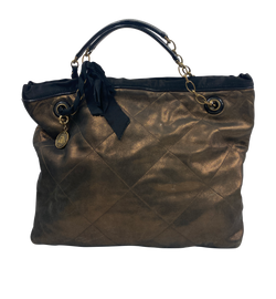 Tote, piel, Marron Metalizado, 2, DB