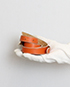Loewe Cinturon, 55€, Naranja, Animal - Piel, Vista trasera