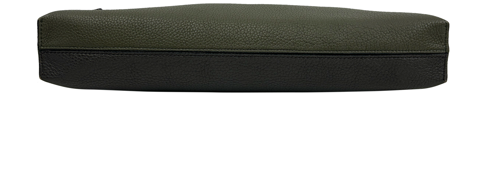 Clutch Portadocumentos Cremallera, 300&euro;, Bolso, Verde, Animal - Piel, Vista superior