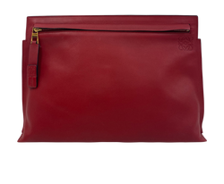 T Pouch,Clutch,Piel,Rojo,521607,3