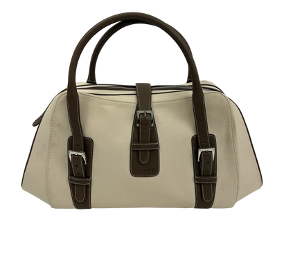 Senda, 260€, Bolso, Beige/Marrón, Tejido - General, Vista frontal