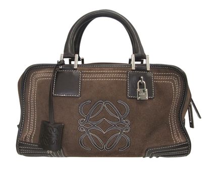 Amazona 28, 550&euro;, Bolso, Marrón, Animal - Piel/Cuero - Ante, Vista frontal