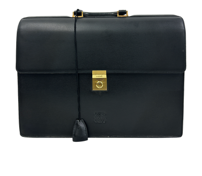 Maletín Vintage, 200€, Bolso, Negro, Animal - Piel, Vista frontal