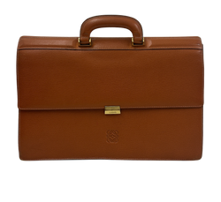 Maletin Vintage, Piel, Marron, L19,2*