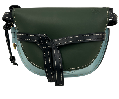 Gate M, 1.100&euro;, Bolso, Azul/Negro/Verde, Animal - Piel, Vista frontal