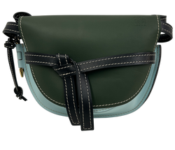 Gate M, Piel, Verde/Azul, 011947,3*